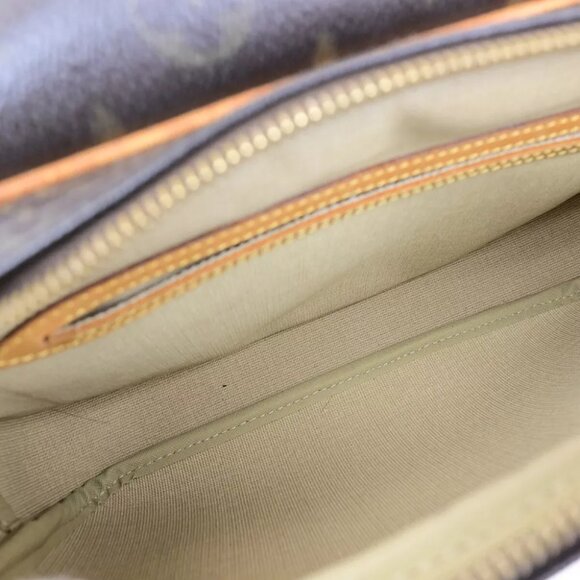 LOUIS VUITTON Reporter PM Crossbody Shoulder Bag Monogram Leather Brown France M - Picture 13 of 16